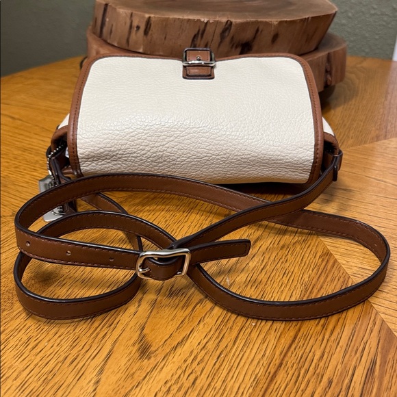 RARE COLOR COACH HADLEY LUXE GRAIN LEATHER FIELD BAG - Picture 7 of 13